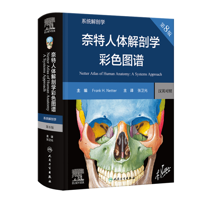 奈特人体解剖学彩色图谱：系统解剖学，第8版]-人卫智慧服务商城